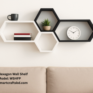 Hexagoan Wall Shelf - 4 Pcs Sets
