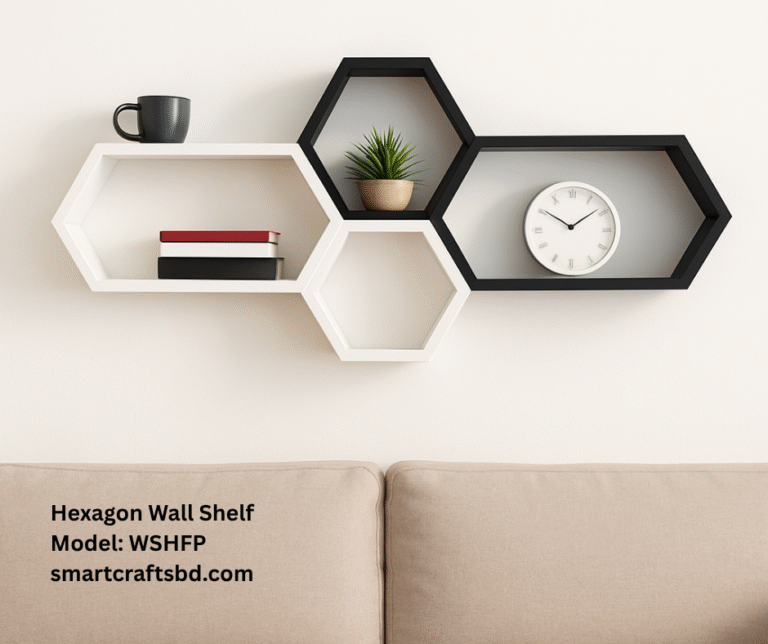 Hexagoan Wall Shelf - 4 Pcs Sets
